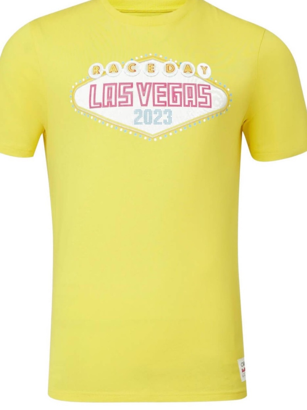Red Bull Racing F1 Special Edition Las Vegas GP T-Shirt - Yellow Size XL